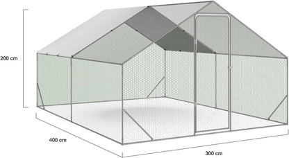 Enclos Poulailler Grillagé Galvanisé